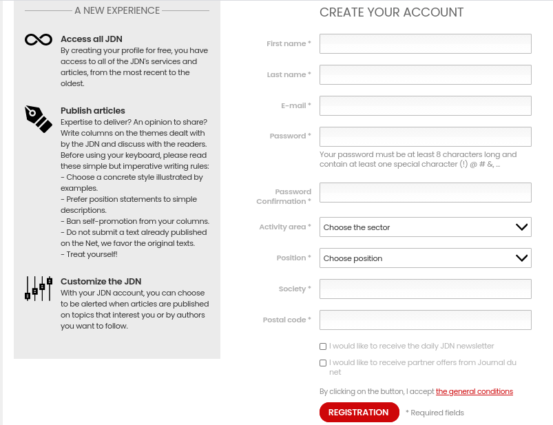 7 Examples of Registration Walls