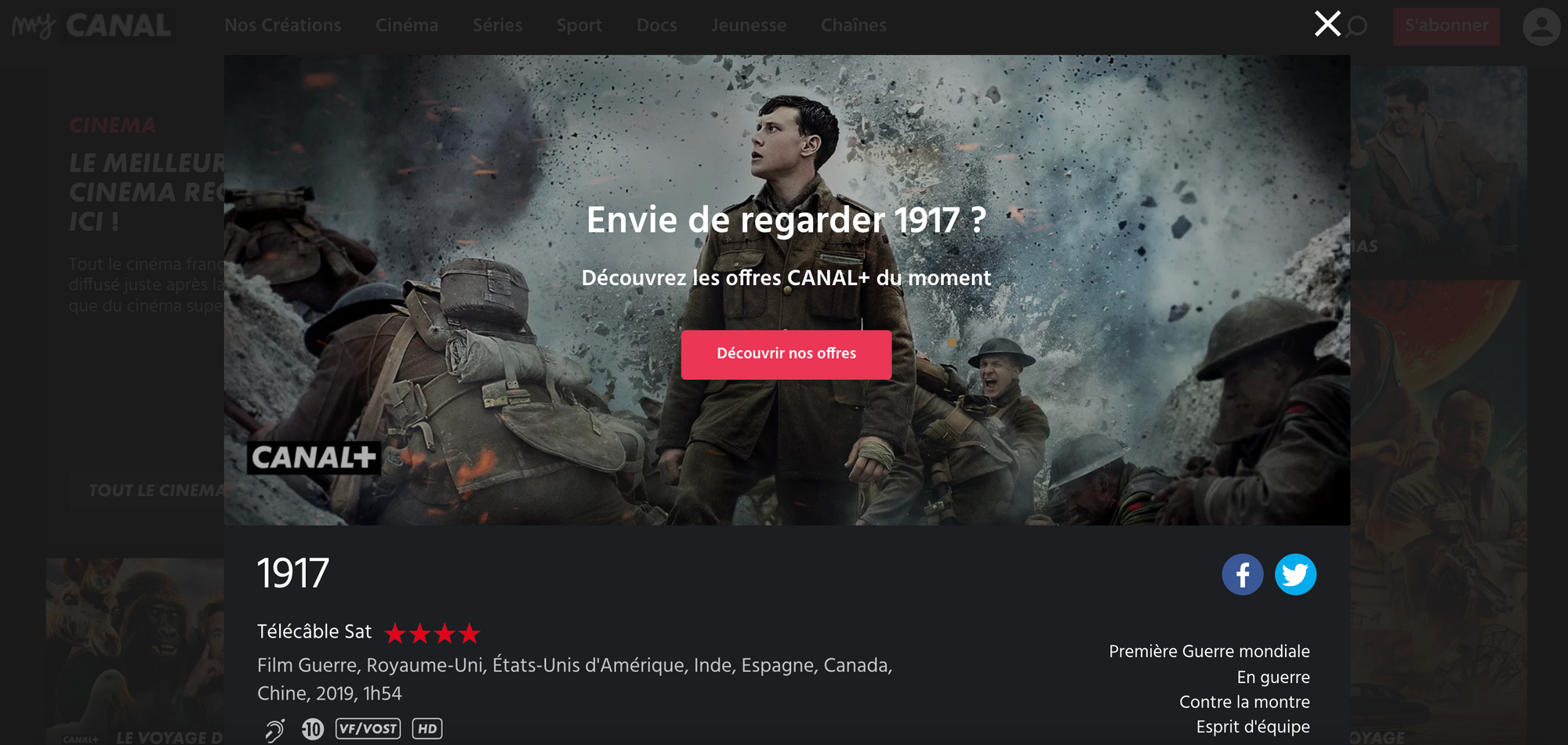 Canal+ Paywall