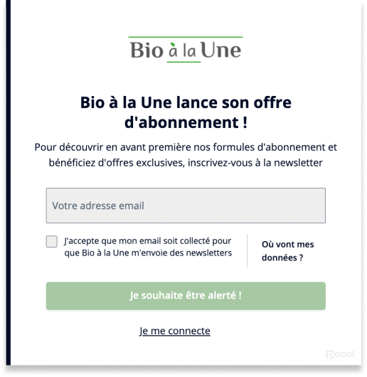 Bio à la Une Success Story