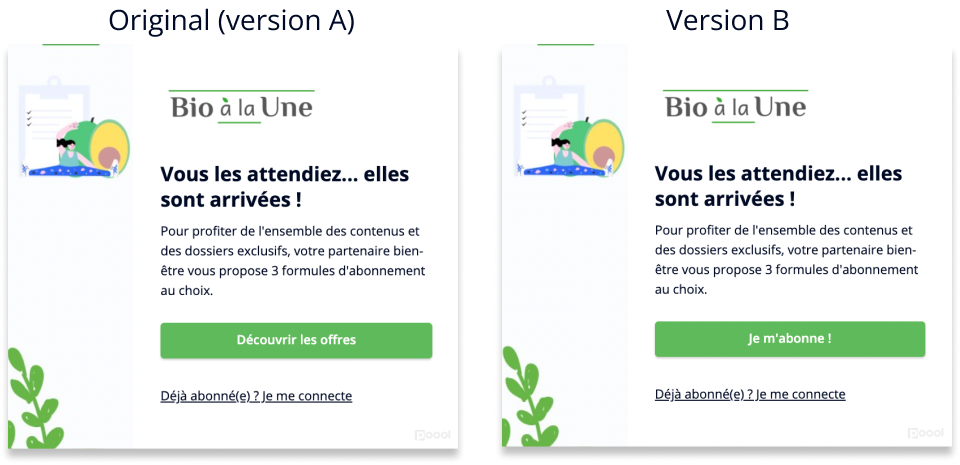 Bio à la Une Success Story