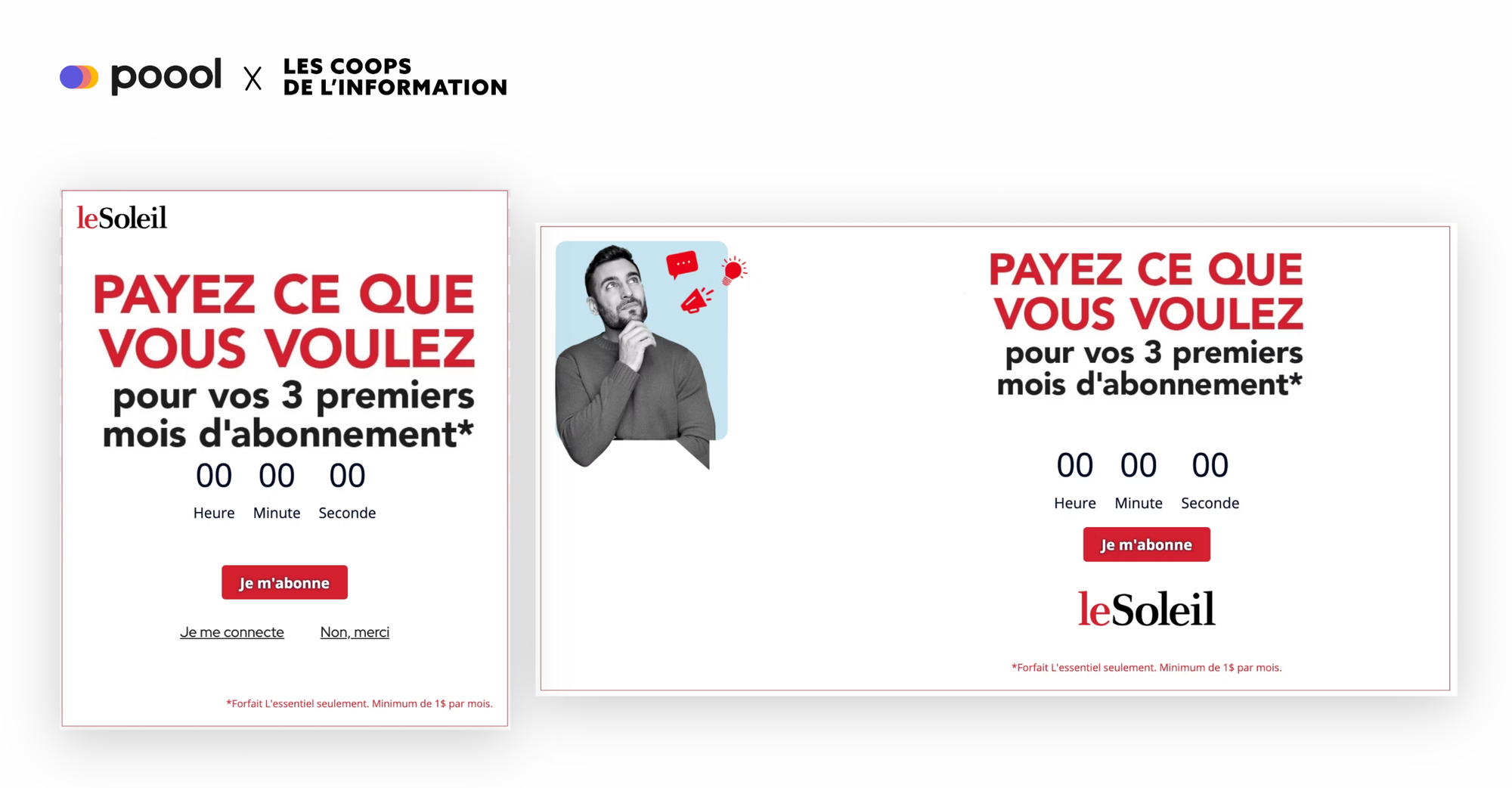 Les coops de l'information payez ce que vous voulez / pay what you can