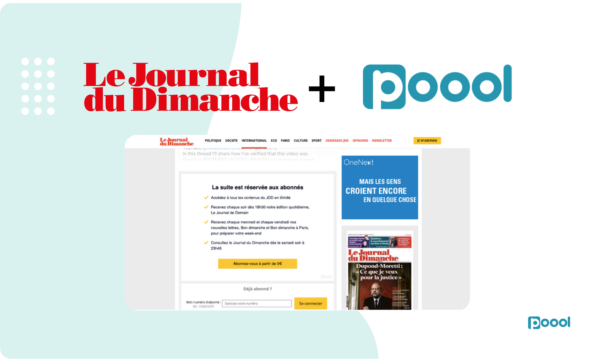 Le Journal du Dimanche Success Story.