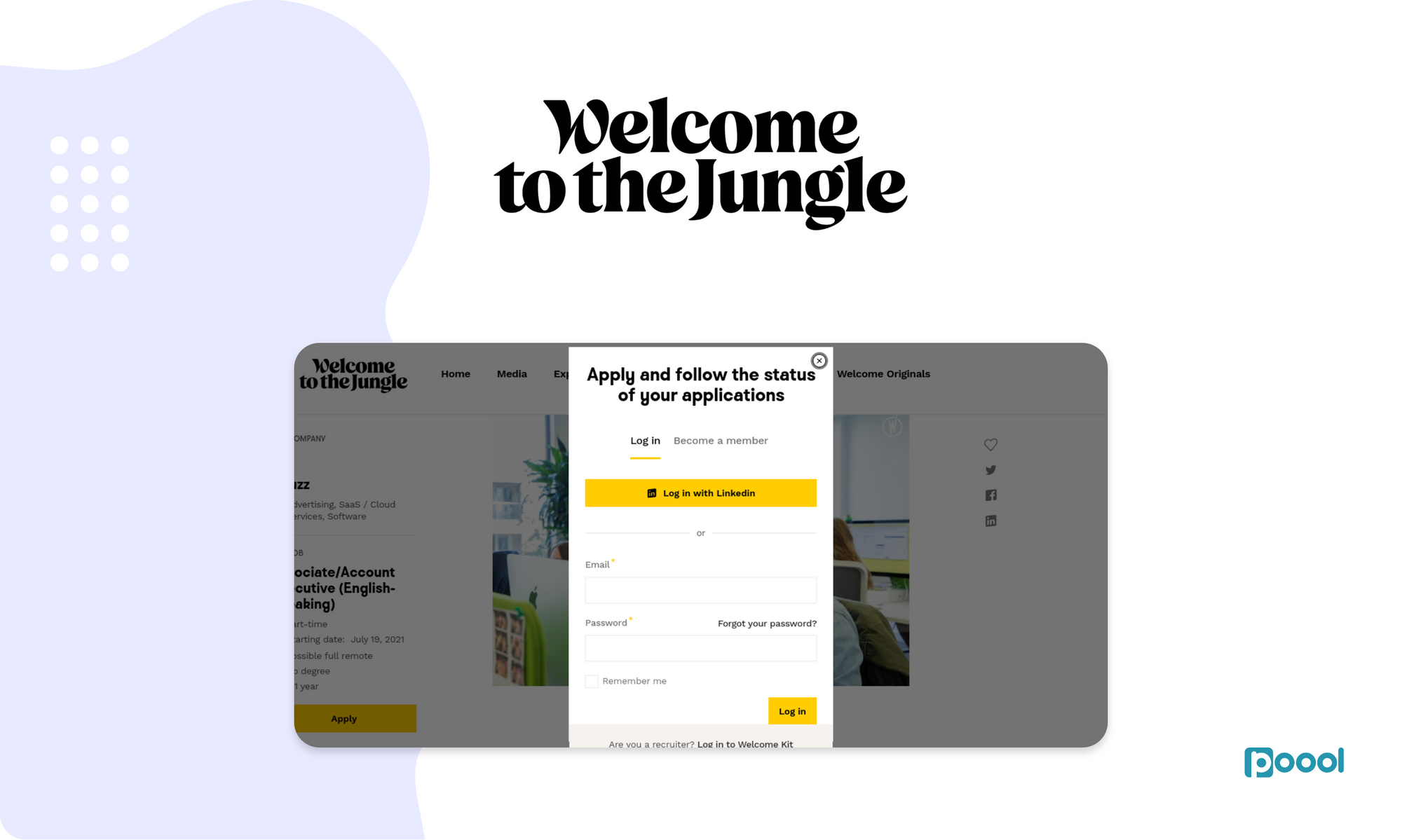 Welcome to the Jungle Registration Wall: From Content, to Registration to Content | Series.